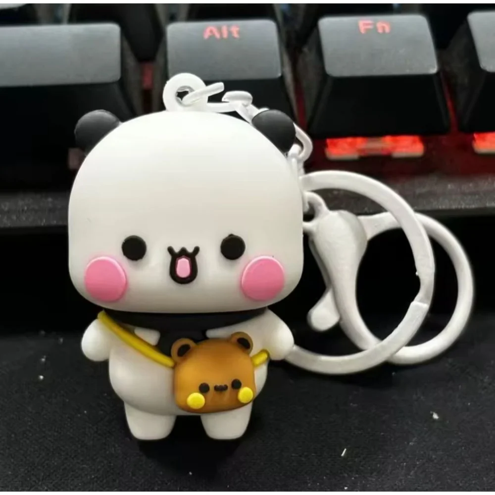 Bubu & Dudu Character Adorable Keychain Purse Backpack Charm Set